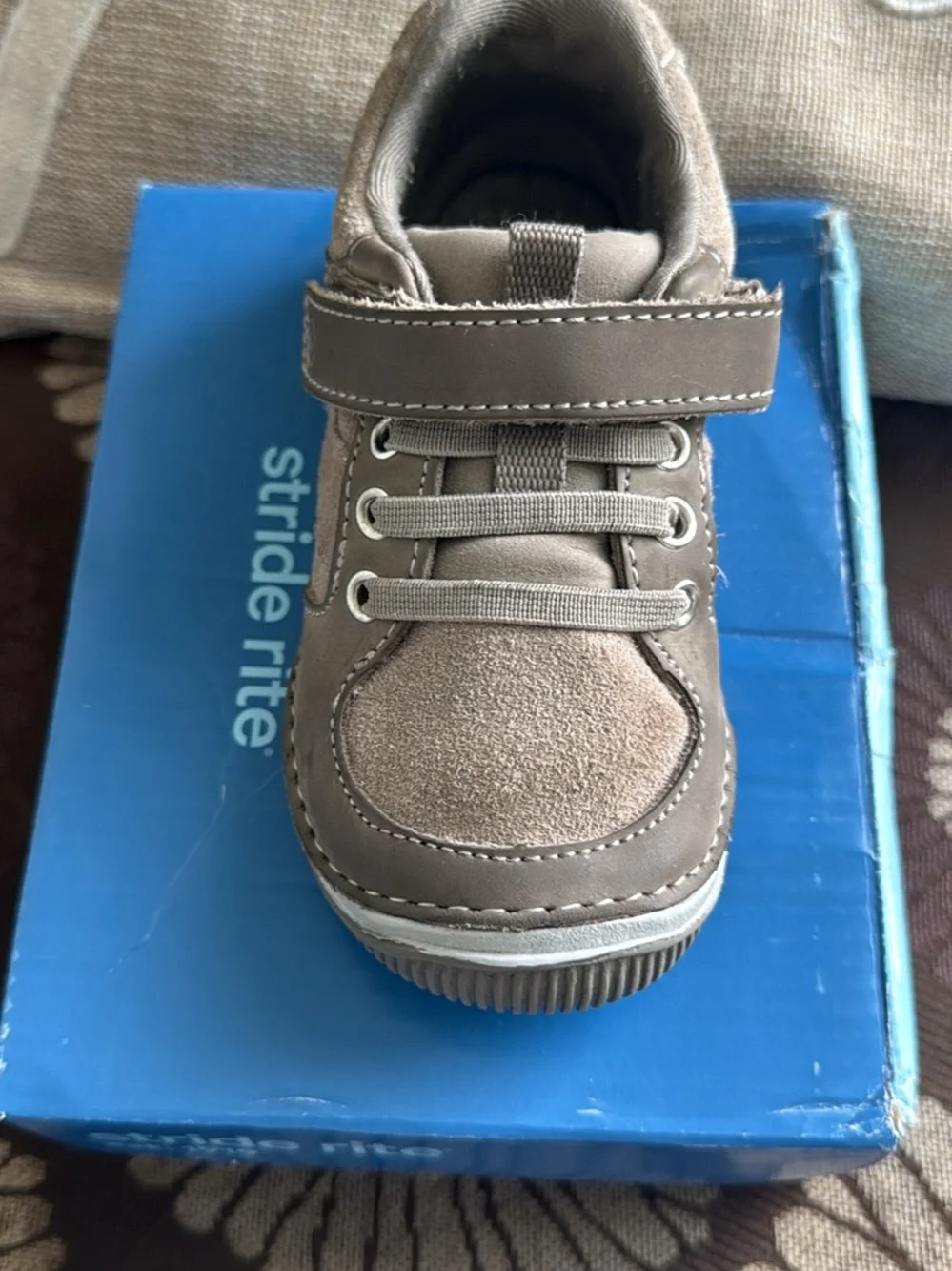 Stride Rite Brown Toddler Hook-and-Loop Sneaker